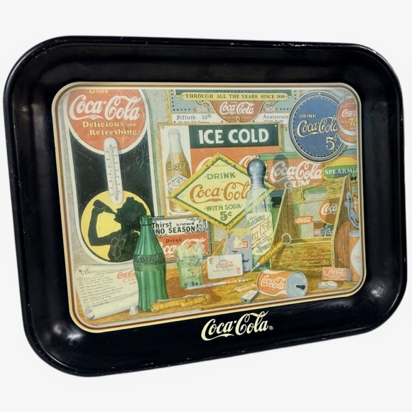 Vintage 1990 Coca-Cola “Through The Years” Collectible Tray Sandra E. Porter - Picture 1 of 8